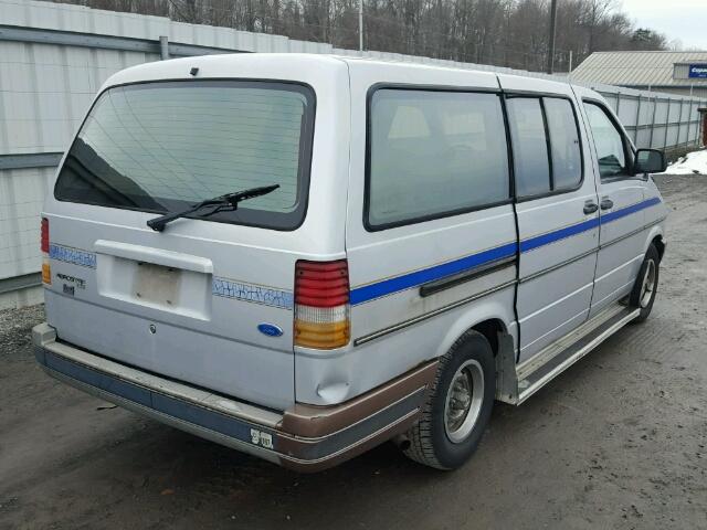 1FMDA31U8MZB23740 - 1991 FORD AEROSTAR SILVER photo 4