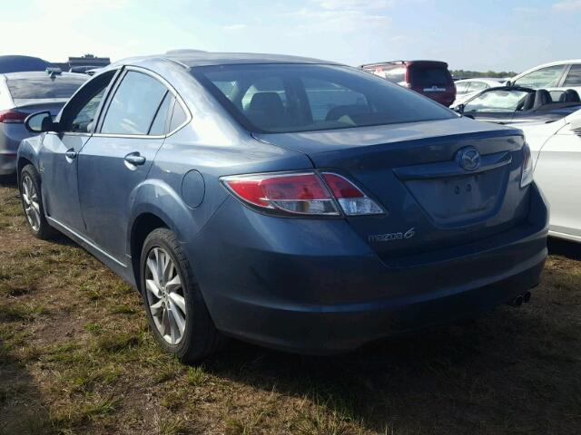 1YVHZ8DH6C5M17194 - 2012 MAZDA 6 BLUE photo 3