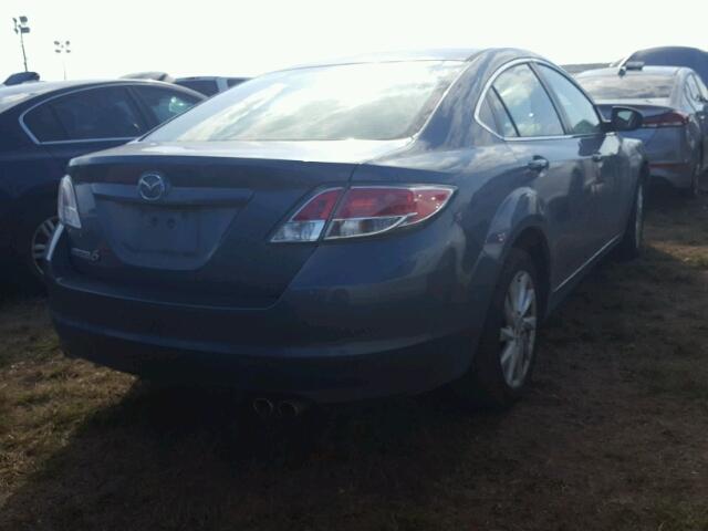 1YVHZ8DH6C5M17194 - 2012 MAZDA 6 BLUE photo 4