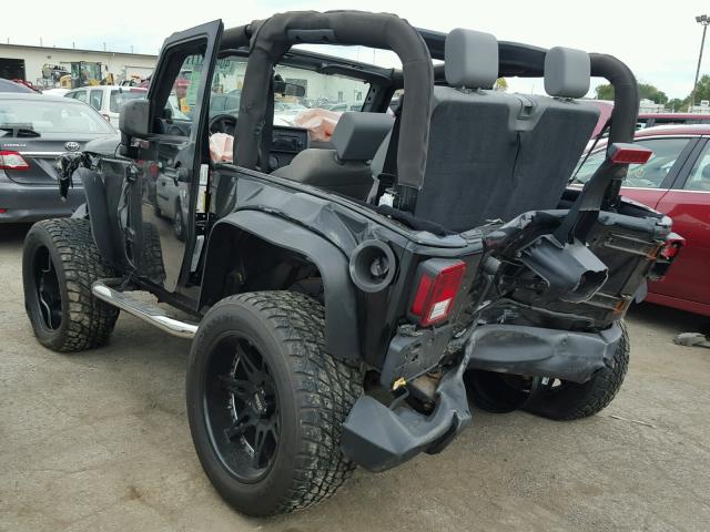 1J4AA2D17AL154764 - 2010 JEEP WRANGLER S BLACK photo 3
