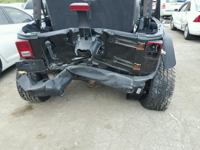 1J4AA2D17AL154764 - 2010 JEEP WRANGLER S BLACK photo 9
