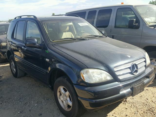 4JGAB54E6YA192107 - 2000 MERCEDES-BENZ ML 320 BLUE photo 1