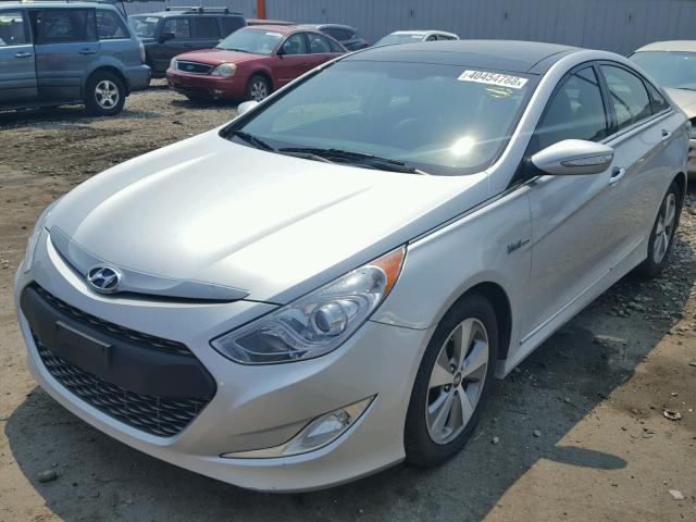 KMHEC4A48CA027754 - 2012 HYUNDAI SONATA HYB SILVER photo 2