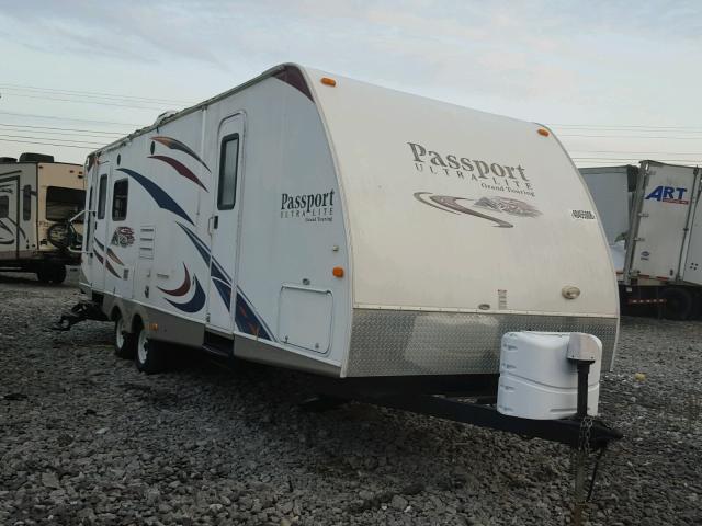 4YDT28526BT411885 - 2011 KEYSTONE PASSPORT WHITE photo 1