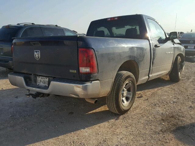 3C6JD6AP7CG217463 - 2012 DODGE RAM 1500 S BLUE photo 4