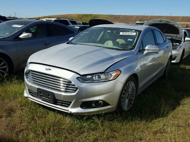 3FA6P0K97FR269287 - 2015 FORD FUSION SILVER photo 2