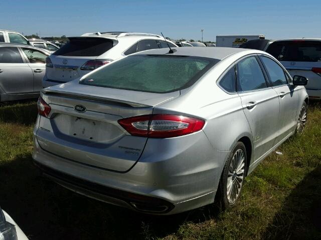 3FA6P0K97FR269287 - 2015 FORD FUSION SILVER photo 4