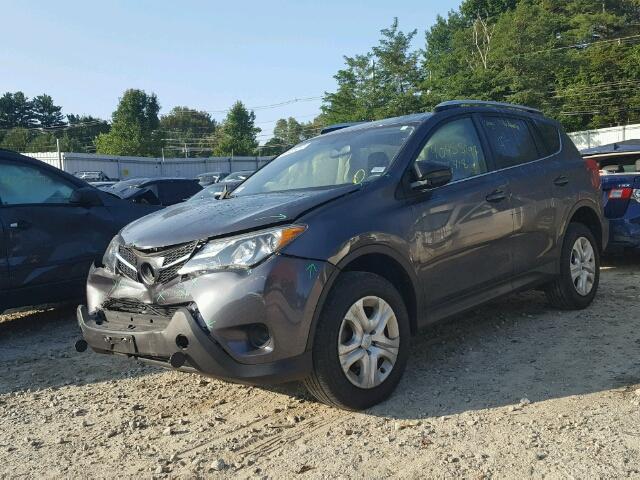 JTMBFREV8FJ016000 - 2015 TOYOTA RAV4 GRAY photo 2