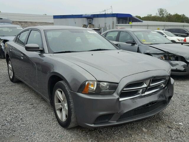 2B3CL3CG4BH576947 - 2011 DODGE CHARGER GRAY photo 1