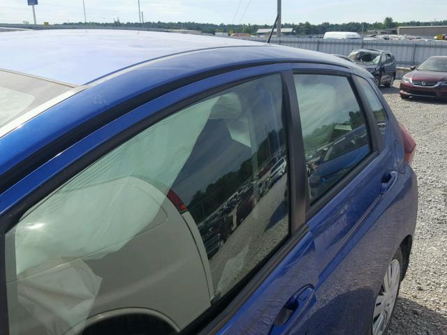 3HGGK5H52FM783724 - 2015 HONDA FIT LX BLUE photo 10