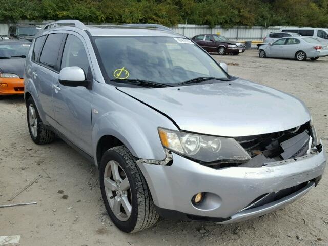 JA4MS41X67U009667 - 2007 MITSUBISHI OUTLANDER SILVER photo 1