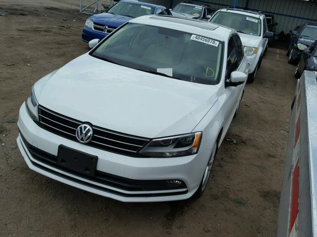 3VWLA7AJ7FM266273 - 2015 VOLKSWAGEN JETTA TDI WHITE photo 2