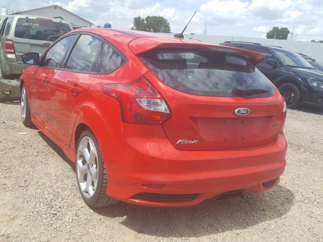 1FADP3L95EL413116 - 2014 FORD FOCUS ST RED photo 3