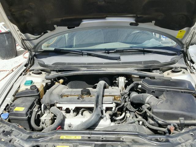 YV1RS592252452041 - 2005 VOLVO S60 2.5T SILVER photo 7
