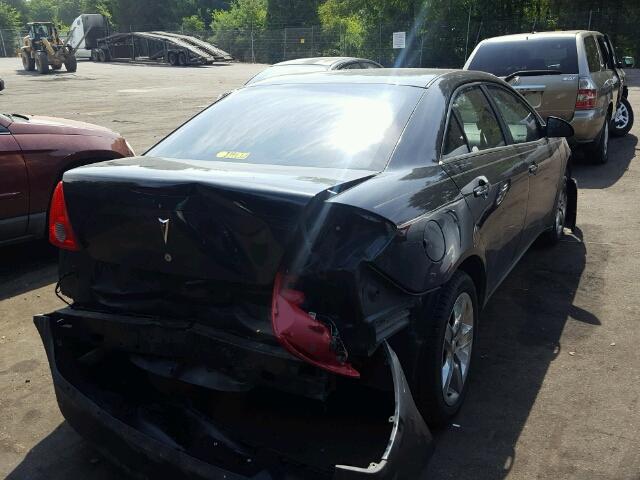 1G2ZG57B494114536 - 2009 PONTIAC G6 BLACK photo 4