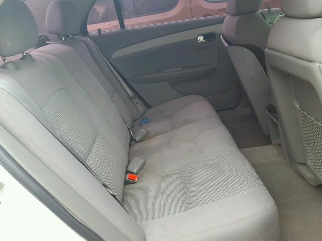 1G1ZG57BX9F172496 - 2009 CHEVROLET MALIBU LS თეთრი ფოტო 6