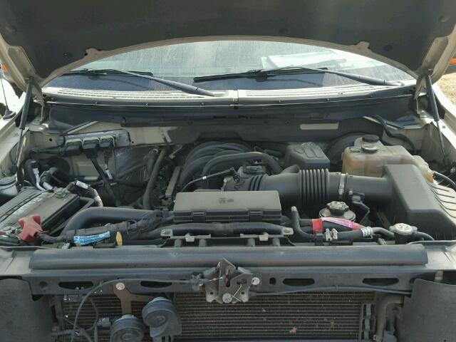 1FTRW12889FA28704 - 2009 FORD F150 GOLD photo 7