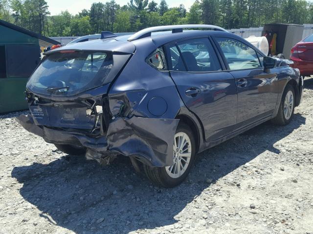 4S3GTAB69H3749371 - 2017 SUBARU IMPREZA PR GRAY photo 4