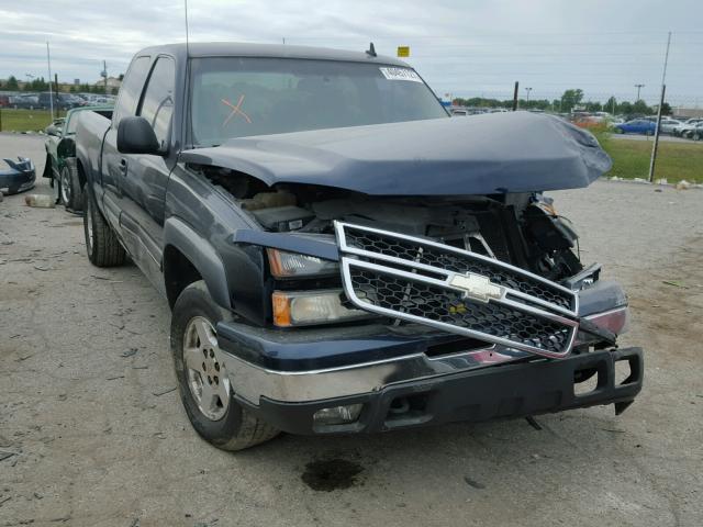 2GCEK19B361291312 - 2006 CHEVROLET SILVERADO BLUE photo 1