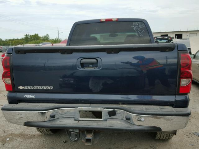 2GCEK19B361291312 - 2006 CHEVROLET SILVERADO BLUE photo 6