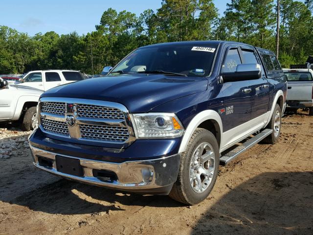 1C6RR7NMXES337750 - 2014 RAM 1500 LARAM BLUE photo 2