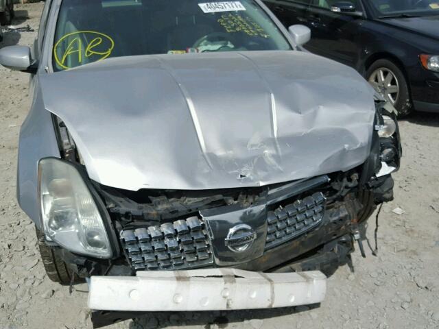 1N4BA41E75C821096 - 2005 NISSAN MAXIMA SE SILVER photo 9