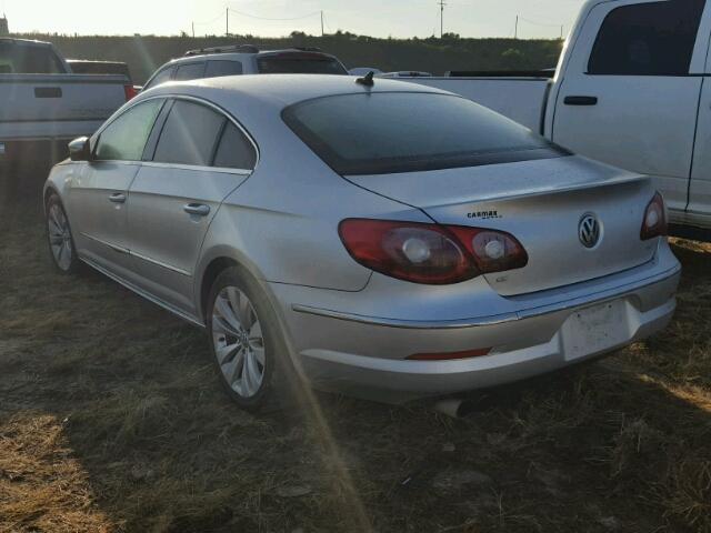 WVWMN7AN7BE714395 - 2011 VOLKSWAGEN CC GRAY photo 3