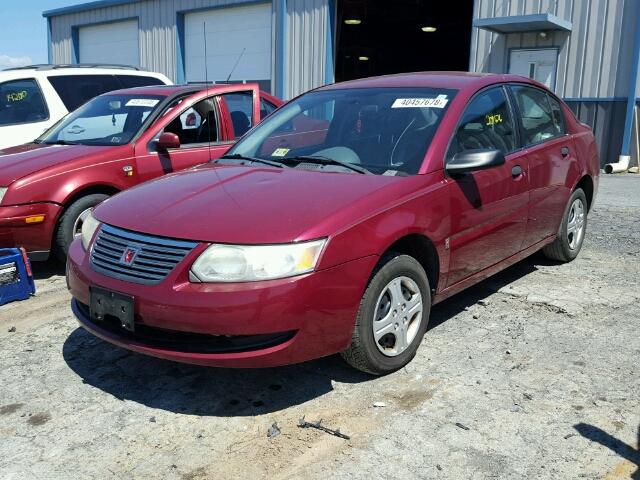 1G8AF52F95Z137985 - 2005 SATURN ION LEVEL MAROON photo 2