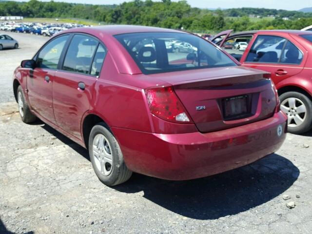 1G8AF52F95Z137985 - 2005 SATURN ION LEVEL MAROON photo 3