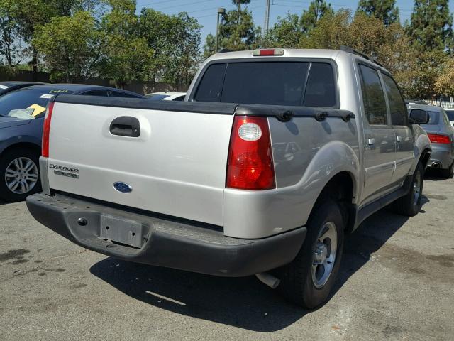 1FMZU67K34UB93390 - 2004 FORD EXPLORER S SILVER photo 4