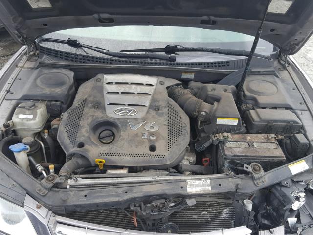 KMHFC46F96A108099 - 2006 HYUNDAI AZERA SE GRAY photo 7