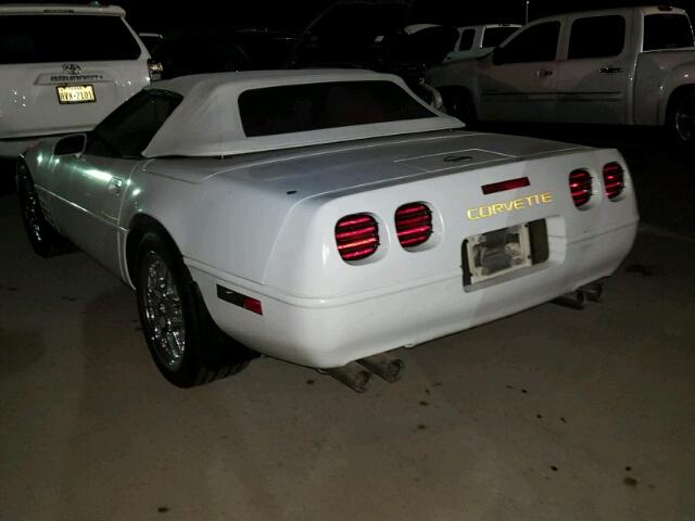 1G1YY3386M5116349 - 1991 CHEVROLET CORVETTE WHITE photo 3