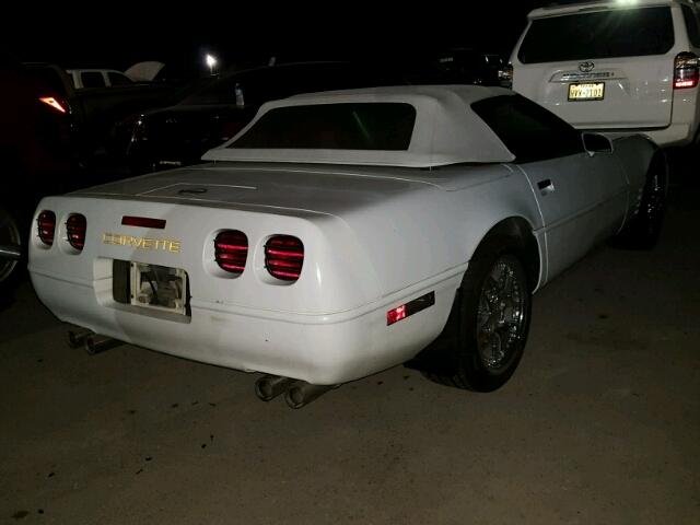 1G1YY3386M5116349 - 1991 CHEVROLET CORVETTE WHITE photo 4