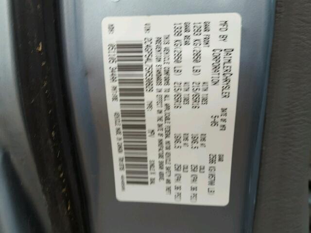 2C4GP54L75R530829 - 2005 CHRYSLER TOWN & COU BLUE photo 10