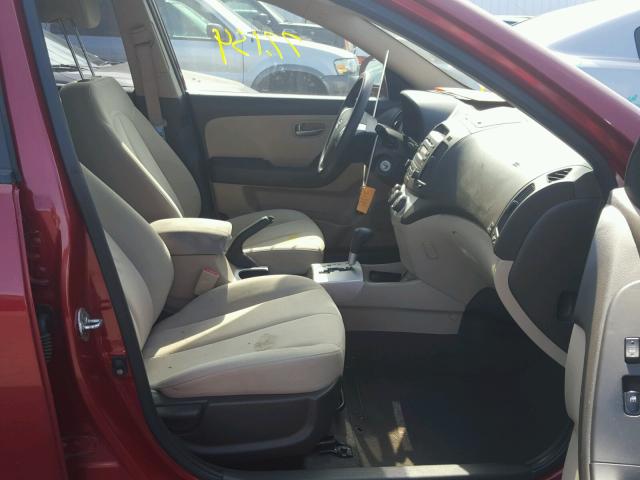 KMHDU46D28U455150 - 2008 HYUNDAI ELANTRA GL RED photo 6