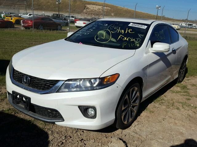 1HGCT2B8XEA001792 - 2014 HONDA ACCORD WHITE photo 2
