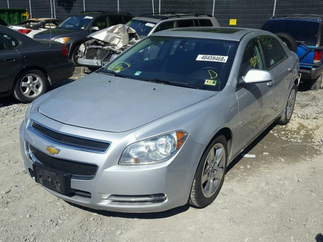 1G1ZC5EB5AF259046 - 2010 CHEVROLET MALIBU 1LT 银色 照片 2