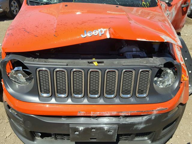 ZACCJBAB3JPG88223 - 2018 JEEP RENEGADE S ORANGE photo 7