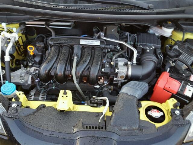 JHMGK5H50GX013885 - 2016 HONDA FIT LX أصفر صورة 7