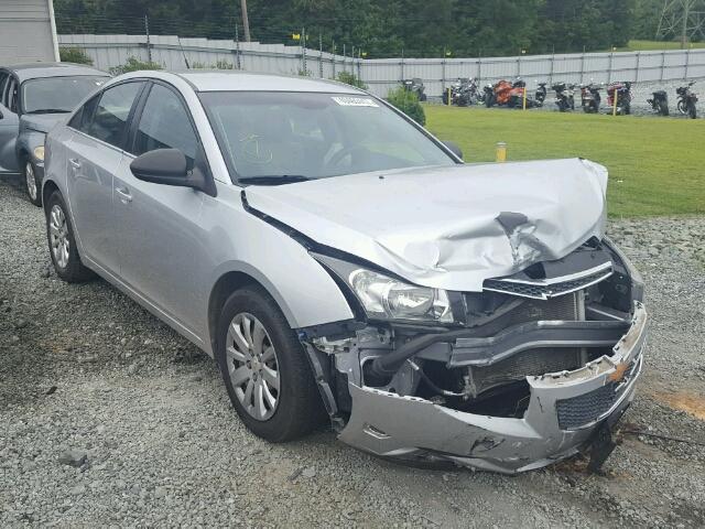 1G1PD5SH4B7197986 - 2011 CHEVROLET CRUZE LS SILVER photo 1