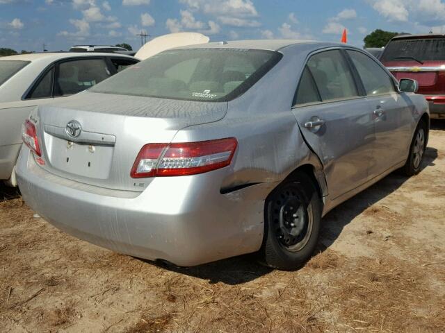 4T1BF3EK1BU618468 - 2011 TOYOTA CAMRY SILVER photo 4