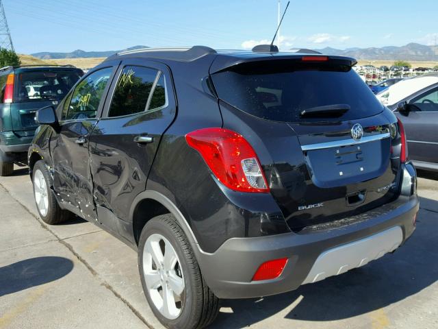 KL4CJESB3FB195847 - 2015 BUICK ENCORE BLACK photo 3