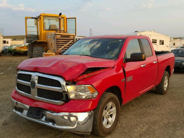 1C6RR7GT2DS609663 - 2013 RAM 1500 SLT RED photo 2