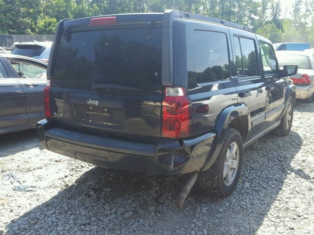 1J8HG48N36C245283 - 2006 JEEP COMMANDER შავი ფოტო 4
