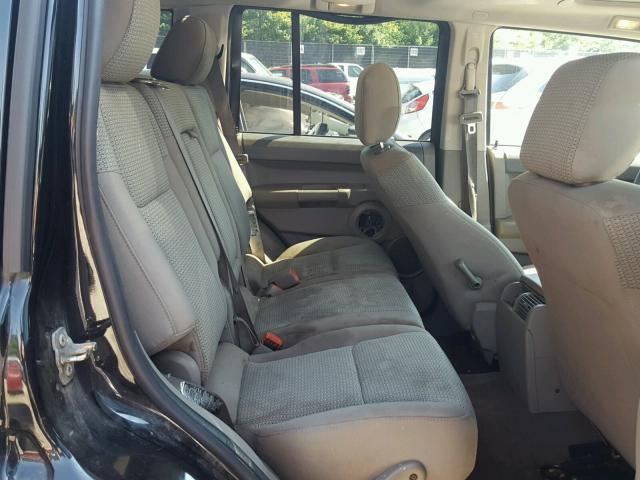 1J8HG48N36C245283 - 2006 JEEP COMMANDER შავი ფოტო 6