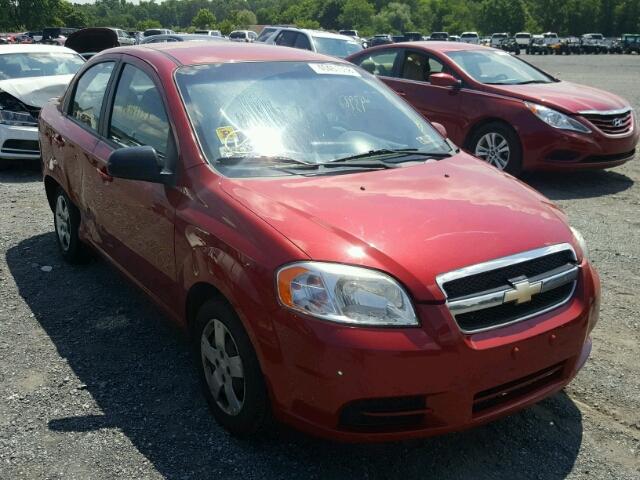 KL1TD5DE8BB159366 - 2011 CHEVROLET AVEO LS RED photo 1
