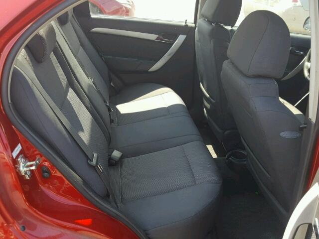 KL1TD5DE8BB159366 - 2011 CHEVROLET AVEO LS RED photo 6