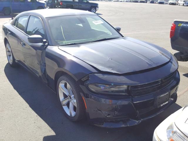 2C3CDXCT6GH281618 - 2016 DODGE CHARGER R/ GRAY photo 1