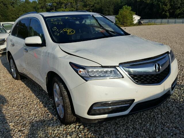 5FRYD4H92GB051320 - 2016 ACURA MDX WHITE photo 1