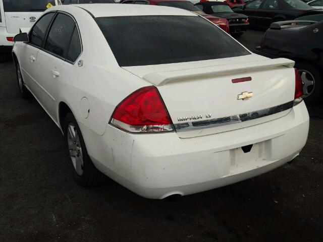 2G1WC581369121513 - 2006 CHEVROLET IMPALA WHITE photo 3